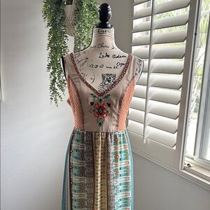 Bohemian Multicolor Maxi Dress
